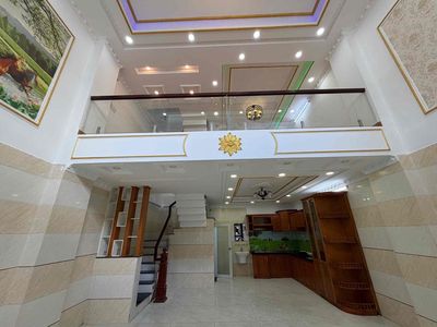 Cho thuê nhà 38/14 hẻm xe hơi đường số 22 lê văn quới 1 lửng 3 lầu — ảnh 1