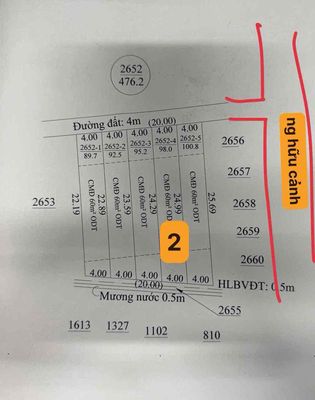 Đất ngay gần chợ bình nhâm . 4x20m — ảnh 1