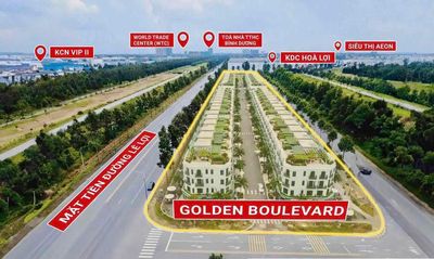 Dự Án Golden Boulevard 2 Mặt Tiền Đường Lê Lợi Bình Dương — ảnh 1