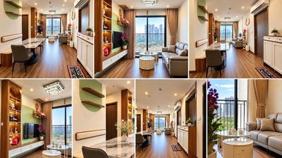 Căn góc 2PN+1 The Beverly view thoáng vĩnh viễn, đủ đồ cao cấp. — ảnh 1