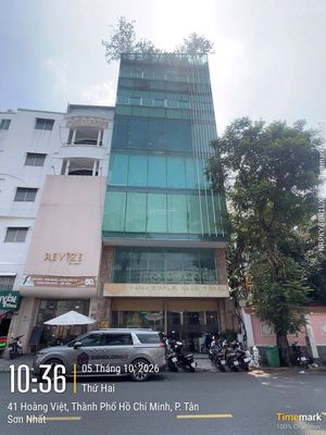 Tòa nhà hoàng việt, tân bình – dt 9x22m – trệt + 6 lầu – 120tr/tháng — ảnh 1