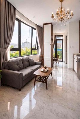 Căn hộ 1 phòng ngủ cao cấp - 2 ban công - gần biển mân thái — ảnh 1