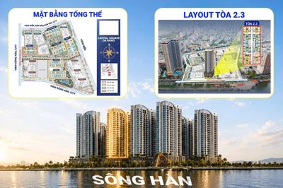 Bán căn hộ 1pn trực diện sông hàn - capital square — ảnh 1