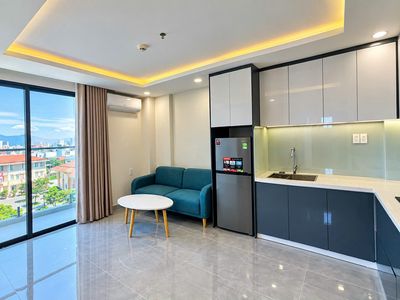 Cho thuê căn hộ 1 phòng ngủ đầy đủ nội thất có ban công – hải châu — ảnh 1