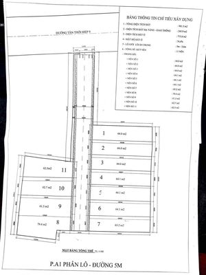 Bán quỹ đất tân thới hiệp – 961,5m² full tc – tiện phân lô – 33 tỷ — ảnh 1