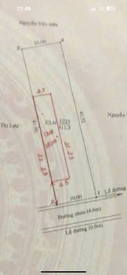 Bán đất xây biệt thự hẻm 115 Nguyễn Thị Minh Khai - P. Phú Hoà — ảnh 1
