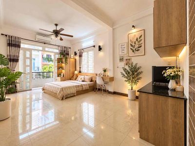 Cho thuê phòng ban công- full nội thất lầu 1- máy giặt riêng — ảnh 1