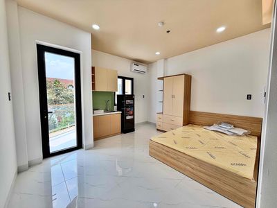 Chính chủ studio bancol rộng thoáng, mới 100%, nội thất như ảnh — ảnh 1