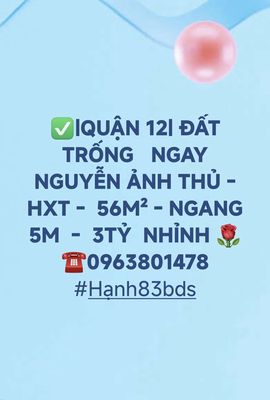 Bán đất ngay nguyễn ảnh thủ, q.12 – 60m² – nhỉnh 3tỷ — ảnh 1