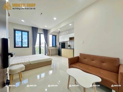 Căn hộ dịch vụ ban công - full nội thất - cạnh đầm sen - đh hồng bàng — ảnh 1