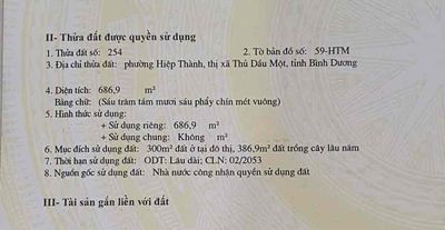 Hh1% chính chủ bán đất thủ dầu 1 — ảnh 1