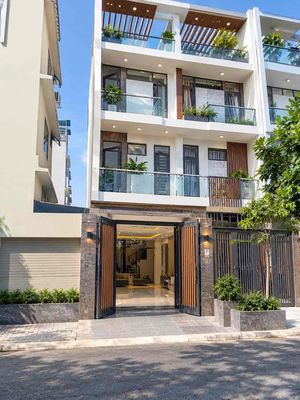 23tr – nhà 4pn đặng thùy trâm, 4x18m – trệt 2 lầu + st — ảnh 1