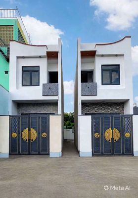 Bán nhà trệt lầu 68m2 đối diện trường cấp 1 lê Thị trung — ảnh 1