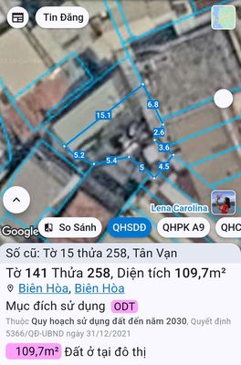 Bán đất thổ cư hẻm ba gác, gần trường học, gần Công An Phường Biên Hòa — ảnh 1