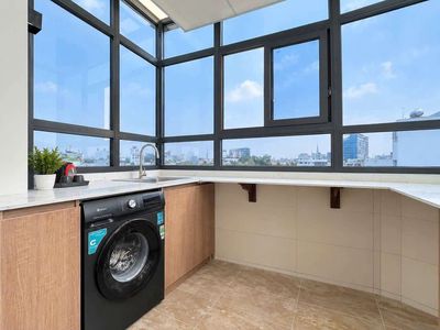 1phòng ngủ thang máy gần chợ Bà Chiểu VLU CS2&3 cách Q1 chỉ vài phút — ảnh 1
