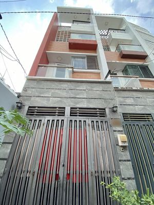 Nhà Tân Bình 4 tầng Lạc Long Quân, 38m2, ko lộ giới, hẻm 4m, vuông vức — ảnh 1