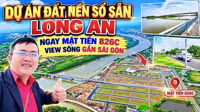 Đất nền view sông cần giuộc – giá sau ưu đãi chỉ từ 26tr/m² – sổ sẵn — ảnh 1
