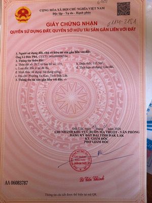 Cần bán đất tt buôn ma thuộ — ảnh 1