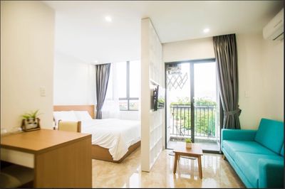 Cho thuê căn hộ xinh đường Hoàng diệu, quận hải châu, ban công to — ảnh 1