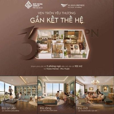 Vlasta premier phú thuận | 3pn – 100m² | rumor 9,2 tỷ — ảnh 1
