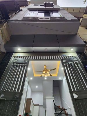 Nhà 4 tầng 30m2 Hoàng Mai, 3 ngủ, ô tô lùi cửa, full nội thất — ảnh 1