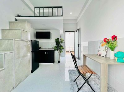 Cho thuê căn duplex - full nội thất bancol ngay đầm sen,thuận tiện q10 — ảnh 1
