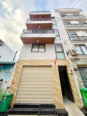 CHDV Nơ Trang Long 90m2 nở hậu - 6 tầng vừa ở vừa cho thuê 25tr/tháng — ảnh 1