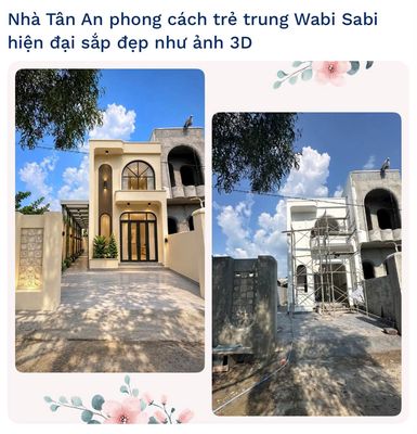 Nhà Wabi Sabi hiện đại, 98m2, P. Phú An, 2.75 tỷ — ảnh 1