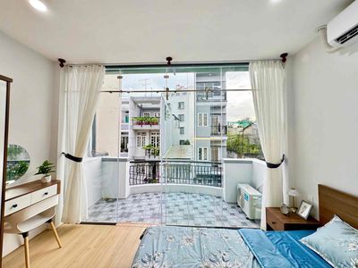 Cho thuê căn hộ studio ban công – máy giặt riêng hoàng diệu, quận 4 — ảnh 1