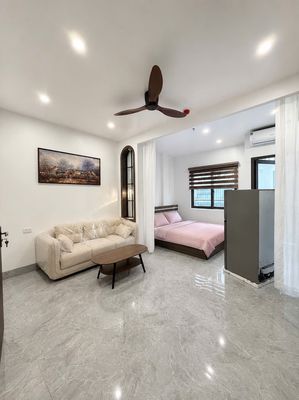 Căn hộ cho thuê 1PN ban công gần chợ Tân Định, CV Lê văn tám Quận 1 — ảnh 1