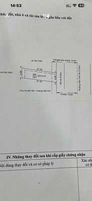 Mặt tiền đường Trần văn ơn Diện tích: 6 x 21,7m ( 100m thổ cư ) — ảnh 1