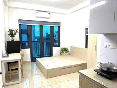 Cho thuê CHDV khu Phân Lô Lai Xá - Nhổn DT 80M 6 Tầng Thang Máy — ảnh 1