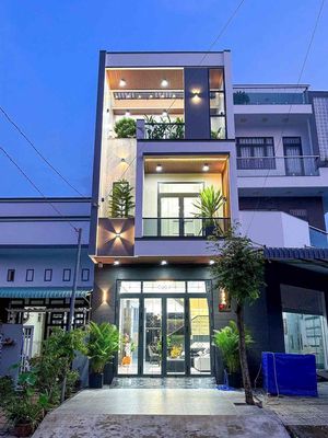 Cho thuê nhà trệt 2 lầu full nội thất kdc hồng loan — ảnh 1