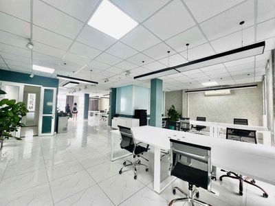 Cho thuê sàn văn phòng 150m2 - chỗ đậu oto 20 xe máy - khu k300 lotte — ảnh 1