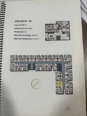 Bán chung cư Happy One 2PN 56m2 1.4 tỷ — ảnh 1