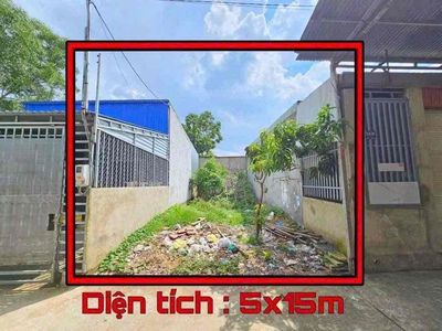 Hạ giá lô đất gx lộc lâm ngang 5 dài 15m giá chỉ 650tr lh: *** — ảnh 1