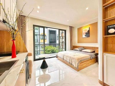 Cgo thuê studio ban công siêu thoáng - full nội thất, gần mai chí thọ — ảnh 1