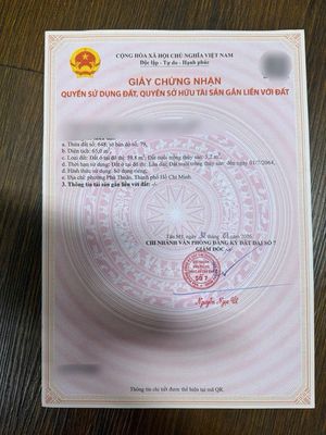Chỉ có 1 lô đất *** - đường nhựa xe hơi - p. phú thuận, quận 7. — ảnh 1