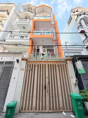 Nhà chính chủ 4x16m, 4 tầng. hẻm 6m. thu nhập 360tr/năm. — ảnh 1