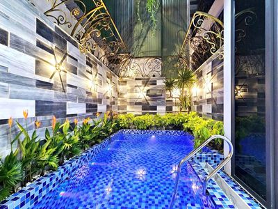 Cho thuê nhà 3 phòng ngủ có hồ bơi mini kiệt hải phòng gần aeon mall — ảnh 1