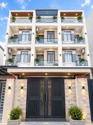 Nhà 4 Tầng - Nguyễn Thị Tú Bình Tân - Giá Chỉ 5 Tỷ - Hẻm XH Đậu Cửa — ảnh 1