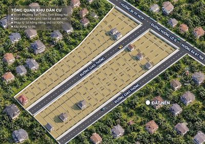 Bán đất mặt tiền HL 15 giá 2,28 tỷ, p Tân Triều — ảnh 1