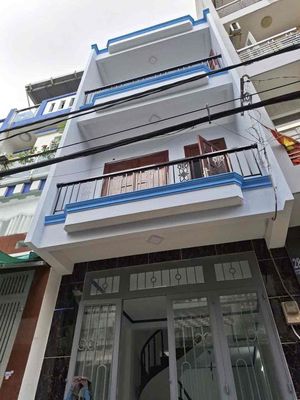 Nhà mới đẹp(4x12m) 3tầng bình trị đông 3pn 3vs hẻm xe hơi — ảnh 1