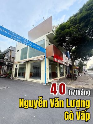Cho thuê nhà góc 2 mặt tiềnnguyễn văn lượng gò vấp, 8x9m, 1 trệt 1 lầu — ảnh 1
