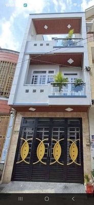Đường số 6 bình hưng hòa b. nhà 3 lầu.4pn có sân thuong — ảnh 1