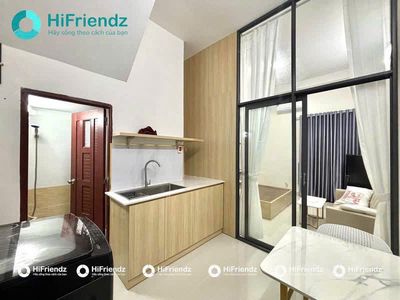 Nhà mới căn hộ 1pn tách bếp- full nội thất,máy giặt riêng- khu sân bay — ảnh 1