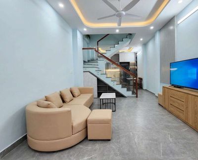 Nhà MỚI - tk ĐẸP - 4tầngx48m² Hẻm XE HƠI thông ra Dương Quảng Hàm — ảnh 1