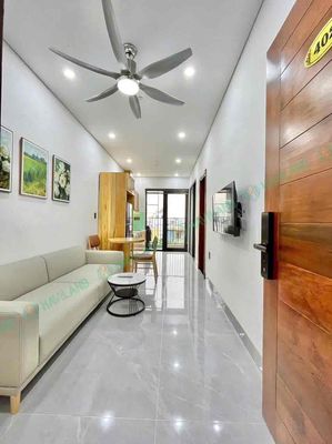 Căn hộ 1 phòng ngủ - giặt sấy riêng - ngay cầu hoà xuân — ảnh 1