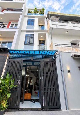 4 tầng - 72m2 dtsd - hẻm 6m xe hơi thông - ngay lê đại hành — ảnh 1