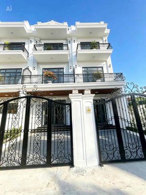 Bán nhà 3 tầng tân cổ điển – full nội thất, gần phạm văn đồng, mỹ th — ảnh 1